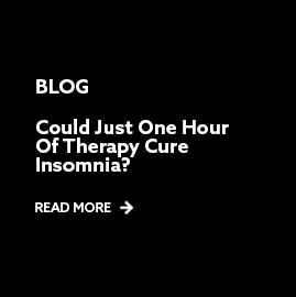 Could Just One Hour Of Therapy Cure Insomnia?
