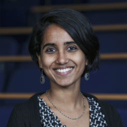 a woman smiling for the camera