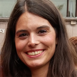 a woman smiling for the camera