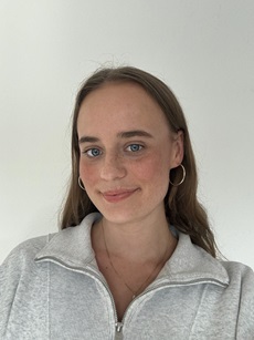 Girl smiling at camera