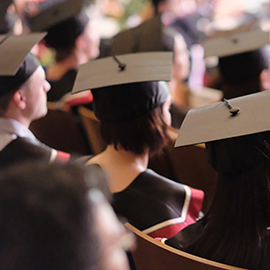 group of students graduating