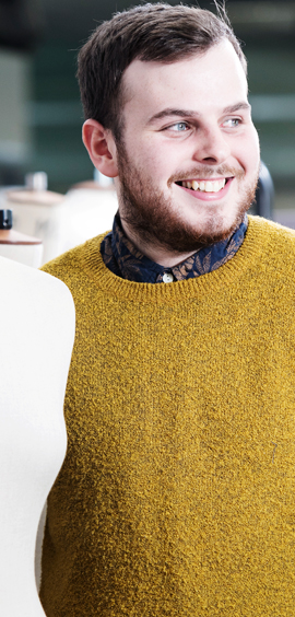 a man smiling for the camera