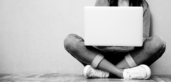 a person sitting on the floor