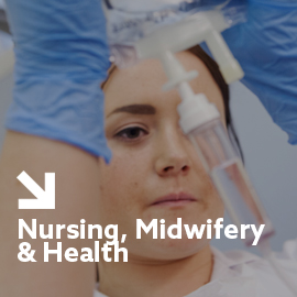 a person in a blue shirt