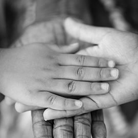 a close up of a hand
