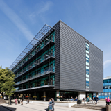 Building against a blue sky