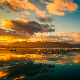 clouds in the sky at sunset