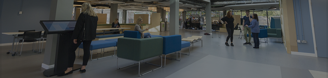 Get Help with IT page menu button - students accessing help on the Northumbria University campus.