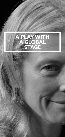 a close up of a woman