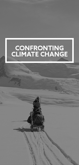 a person that is standing in the snow