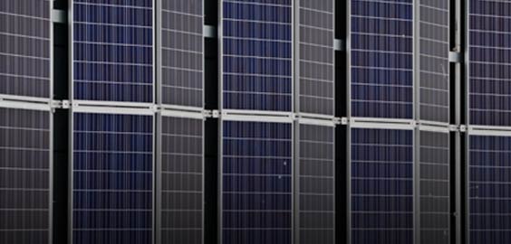 a close up of a tiled wall