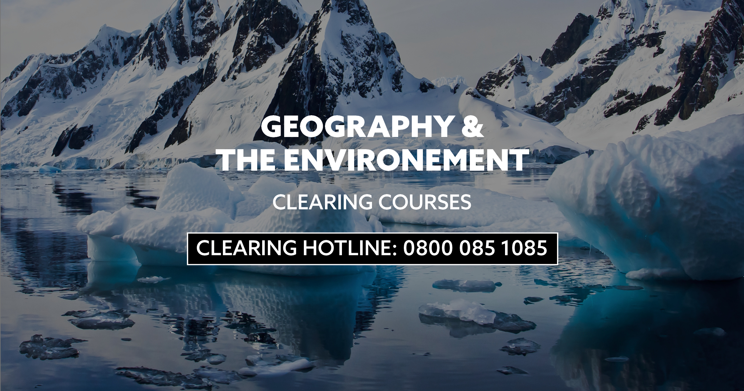 UCAS Clearing Geography and the Environment 2023 Northumbria