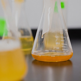 a glass of orange juice