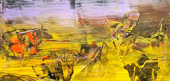 A Japanese inspired painting