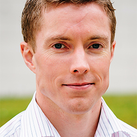 man smiling at the camera