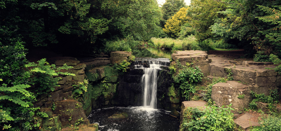 Waterfall in Jesmond Dene image