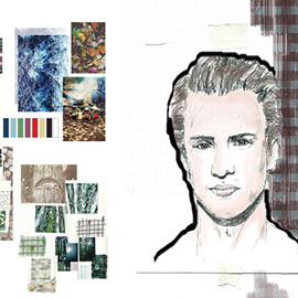 an old photo of a person