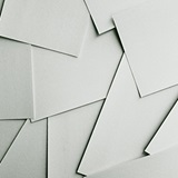 a envelope on the floor