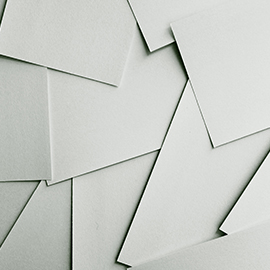 a envelope on the floor