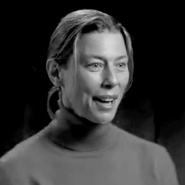 Jane Arnfield posing for the camera