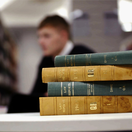 a person standing in a room