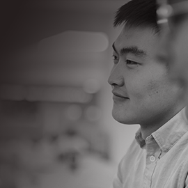 a man looking at the camera