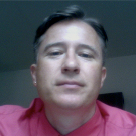 Academic staff Steve Gibson smiling