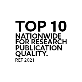 top ten nationwide for research publication quality