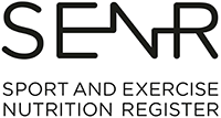 Image: Sport and Exercise Nutrition Register (SENr) logo.