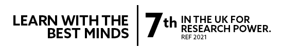 7th in the UK for research power